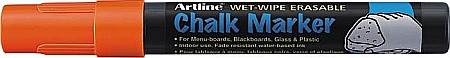 Instrumente de scris - Marker cu creta ARTLINE, pentru table de scris, varf 4.0mm - portocaliu
