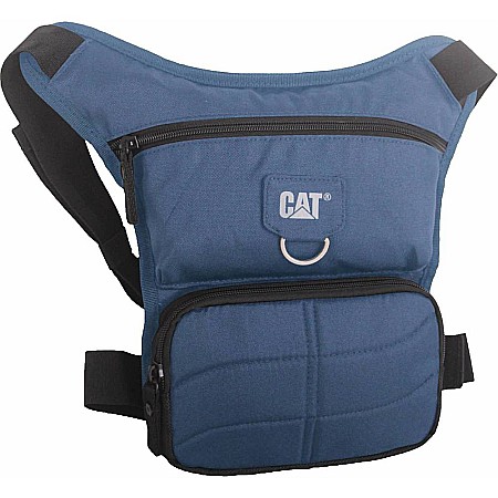 Genti, rucsacuri - Borseta picior CATERPILLAR Millennial Classic - Steve, material 600D polyester - negru cu bleumarin