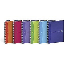 Produse din hartie - Caiet cu spirala A5, OXFORD Office MyColours, 90 file - 90g/mp, Scribzee, coperta PP - mate