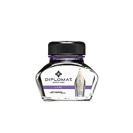 Calimara cu cerneala Diplomat Octopus, 30 ml - liliac [1]