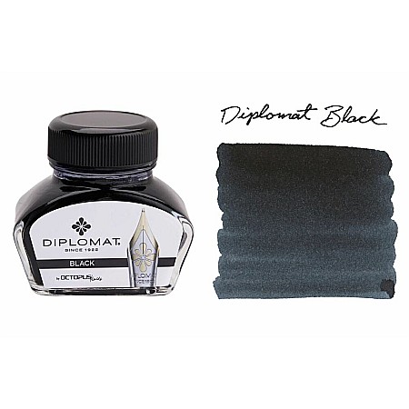 Calimara cerneala - Calimara cu cerneala Diplomat Octopus, 30 ml - negru