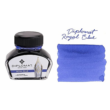 Calimara cerneala - Calimara cu cerneala Diplomat Octopus, 30 ml - albastru royal