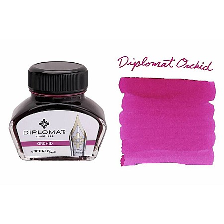 Calimara cerneala - Calimara cu cerneala Diplomat Octopus, 30 ml - roz fucsia
