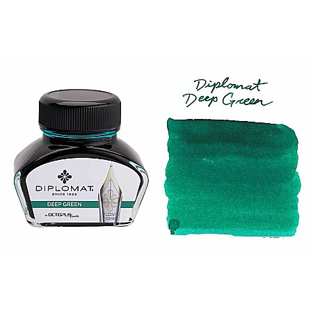 Calimara cerneala - Calimara cu cerneala Diplomat Octopus, 30 ml - verde intens