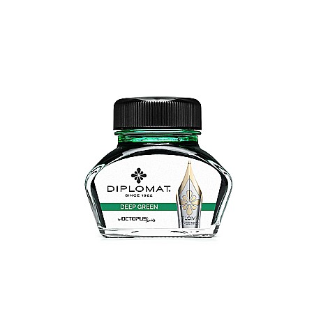 Calimara cu cerneala Diplomat Octopus, 30 ml - verde intens [1]