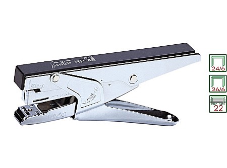 Capsatoare si capse - Capsator de mana (tip cleste), 22 coli, capse 24/6, 26/6, TURIKAN HP-45