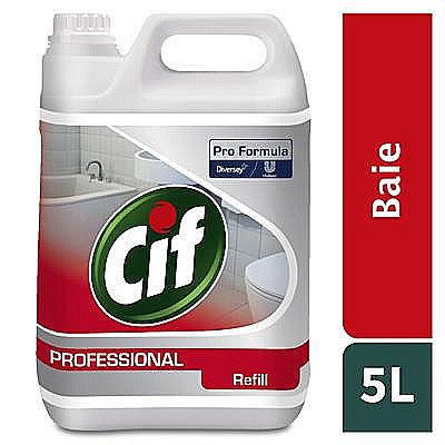 Detergenti baie - Detergent detartrant baie Cif Profesional Washroom 2in1 5L