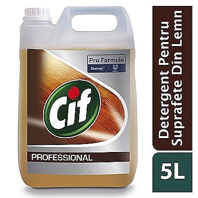Produse igiena si curatenie - Detergent supraf lemn / parchet Cif Profesional 5L