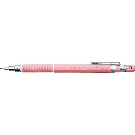 Creioane mecanice si rezerve - Creion mecanic profesional PENAC Protti PRC-105, 0.5mm, con metalic cu varf cilindric fix - roz