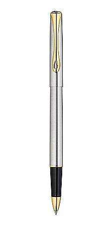 Instrumente de scris de lux - DIPLOMAT Traveller - Stainless Steel Gold - roller