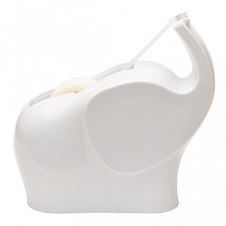 Banda adeziva - Dispenser banda adeziva, design elefant, banda 19mm x 8.9m inclusa, 3M - SCOTCH C43 - alb