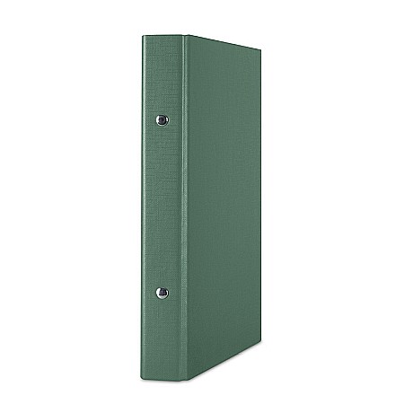Caiete mecanice - Caiet mecanic A5, plastifiat PP, 2 inele - D20mm, DONAU - verde