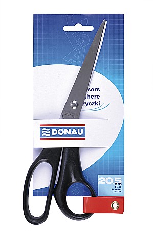 Foarfeci - Foarfeca otel, ergonomica, 20.5cm, DONAU Classic - maner negru