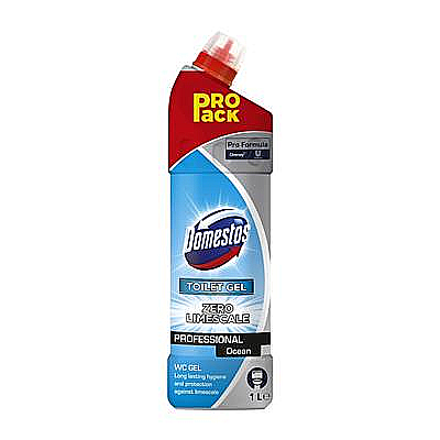 Detergenti baie - Detergent detartrant toaleta Domestos Profesional Gel Ocean 1L
