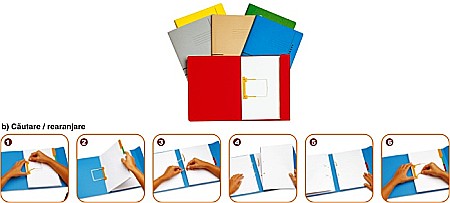 Dosare din carton - Dosar carton color cu alonja arhivare de mare capacitate, JALEMA Secolor - verde