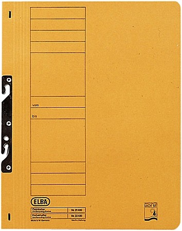 Dosare din carton - Dosar carton incopciat 1/1 ELBA - orange