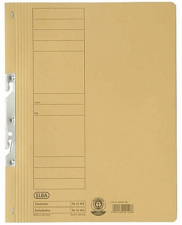 Dosare din carton - Dosar carton incopciat 1/1 ELBA - galben