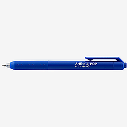 Pixuri cu gel - Pix cu gel ARTLINE J-Pop Eco Green, rubber grip, varf 0.7mm - albastru