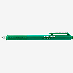 Pixuri cu gel - Pix cu gel ARTLINE J-Pop Eco Green, rubber grip, varf 0.7mm - verde