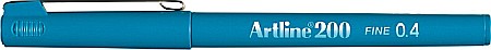 Linere - Liner ARTLINE 200, varf fetru 0.4mm - albastru sky