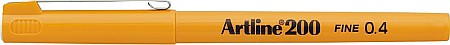 Linere - Liner ARTLINE 200, varf fetru 0.4mm - galben
