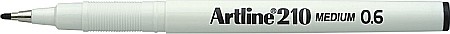 Liner ARTLINE 210, varf fetru 0.6mm - negru