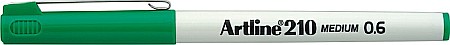 Linere - Liner ARTLINE 210, varf fetru 0.6mm - verde