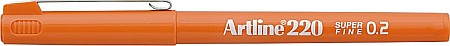 Linere - Liner ARTLINE 220, varf fetru 0.2mm - portocaliu