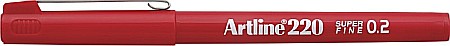 Linere - Liner ARTLINE 220, varf fetru 0.2mm - rosu