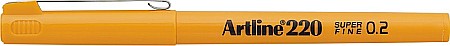 Linere - Liner ARTLINE 220, varf fetru 0.2mm - galben