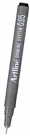 Markere pentru desen - Marker pentru desen tehnic ARTLINE, varf fetru 0.05mm - negru