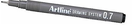 Markere pentru desen - Marker pentru desen tehnic ARTLINE, varf fetru 0.7mm - negru