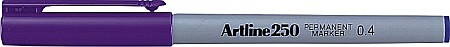 Permanent marker ARTLINE 250, corp plastic, varf rotund 0.4mm - violet