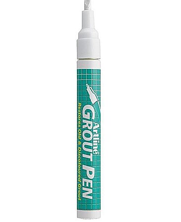 Markere cu destinatie speciala - Marker ARTLINE 419 Grout Pen, pentru rosturi, corp metalic, varf tesit, 2.0-4.0mm - alb