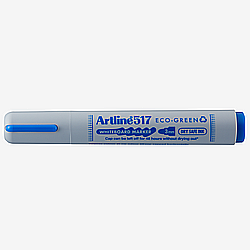 Instrumente de scris - Marker pentru tabla de scris ARTLINE 517 Eco Green - Dry safe ink 48h, varf rotund 3.0mm - albastru