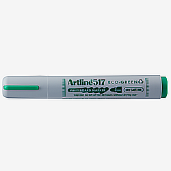 Instrumente de scris - Marker pentru tabla de scris ARTLINE 517 Eco Green - Dry safe ink 48h, varf rotund 3.0mm - verde