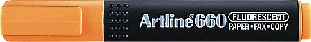 Textmarkere - Textmarker ARTLINE 660, varf tesit 1.0-4.0mm - portocaliu fluorescent