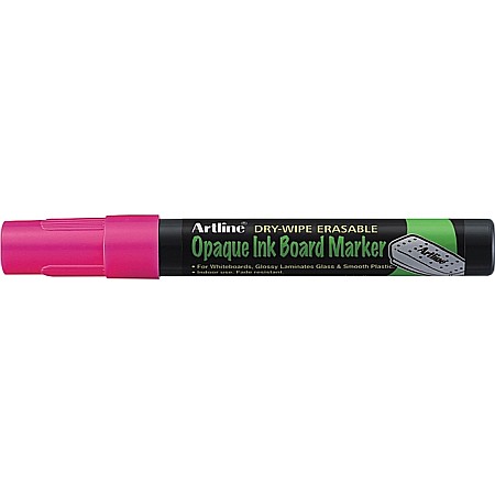 Markere pentru table si flipchart-uri - Marker cu cerneala opaca, ARTLINE, pentru table de scris, varf 2.0mm - roz fluorescent