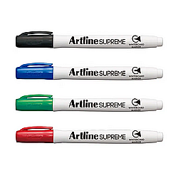 Instrumente de scris - Marker pentru tabla de scris ARTLINE Supreme - Dry safe ink, varf rotund 1.5mm - 4 culori/set
