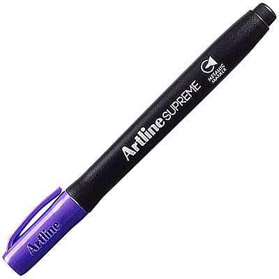 Markere permanente - Permanent marker ARTLINE Supreme Metallic, corp plastic, varf rotund 1.0mm, - violet metalizat