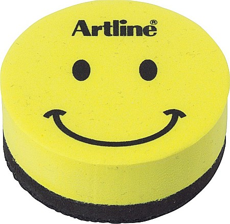 Accesorii pentru table magnetice - Burete magnetic ARTLINE Smiley, pentru table magnetice de scris