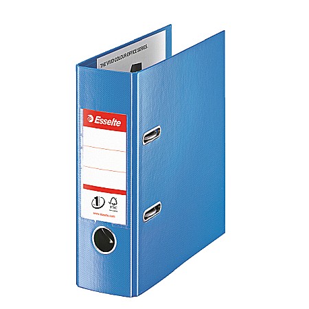 Organizare si arhivare - Biblioraft ESSELTE No. 1 Power, A5, plastifiat PP/PP, margine metalica, 75 mm - Vivida albastru