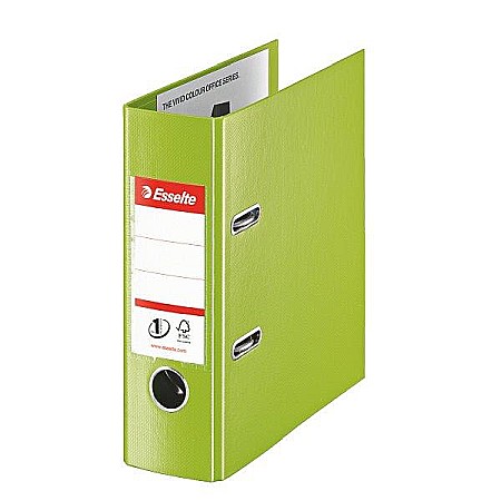 Organizare si arhivare - Biblioraft ESSELTE No. 1 Power, A5, plastifiat PP/PP, margine metalica, 75 mm - Vivida verde