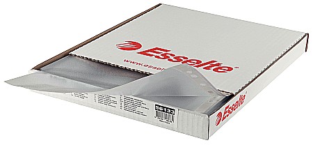 Folie protectie documente - Folie protectie, ESSELTE, cristal, A4, 105 microni, cutie de 100 buc
