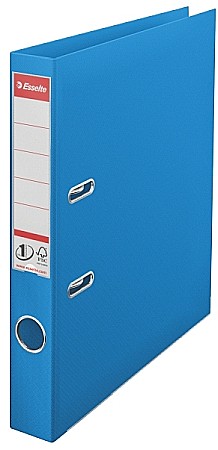 Organizare si arhivare - Biblioraft ESSELTE No. 1 Power, A4, plastifiat PP/PP, margine metalica, 50 mm - Vivida albastru