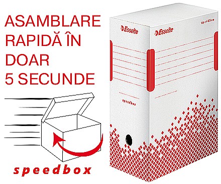 Organizare si arhivare - Cutie de arhivare ESSELTE Speedbox 150mm