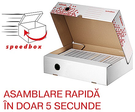 Organizare si arhivare - Cutie de arhivare ESSELTE Speedbox 80mm, orizontala