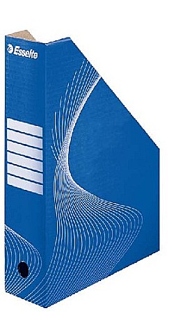 Suporti pentru cataloage - Suport vertical ESSELTE Standard pentru cataloage, din carton - albastru