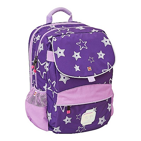 Genti, rucsacuri - Ghiozdan scoala Hansen LEGO Core Line - design Stars - violet