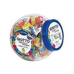 Ascutitori - Ascutitoare plastic simpla, culori fluorescente - GIOTTO